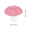 thumbnail image 2 of Shisuyan 3 Pcs Lanternes en Papier en Forme de Champignon Décorations de Fête, 2 of 8