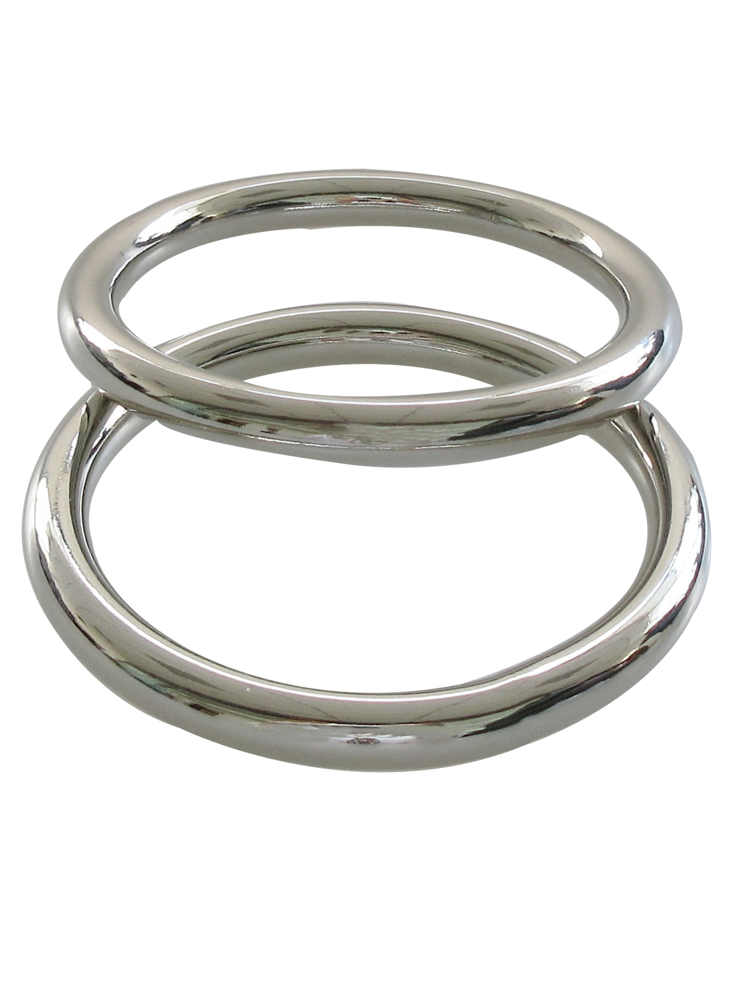 Time and Tru Women's Round 2 Bangle Set in Gold Plated Iron