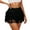 Black, variant on BdTemWBs Women Lace Patchwork Mini Skirts Y2k Ruffle Layered Pleated Fairy Short Skirts Flowy Mesh Low Rise Frilly Skirt Cute Skirts Streetwear (Black, L)