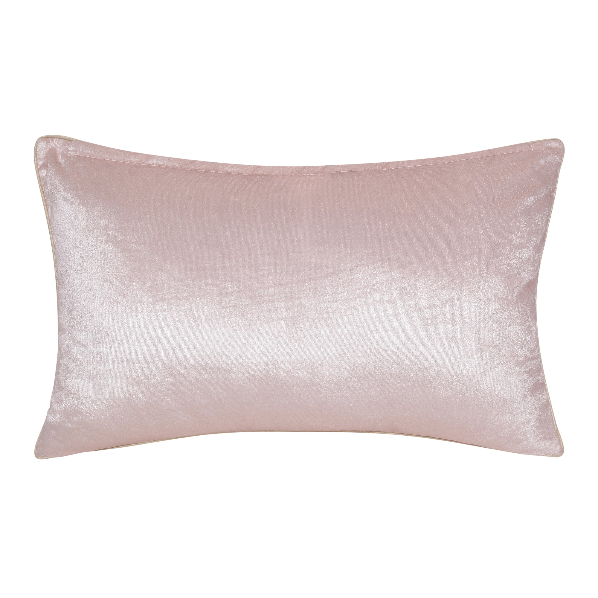 Harlow Hill Demi 16" x 24" Gold/Blush Pink Abstract Polyester Adult Decorative Throw Pillow Cover