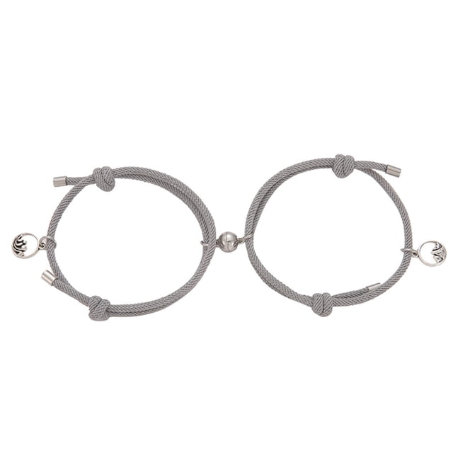 Bracelet Magnétique Réglable en Alliage, Cadeaux pour Amoureux