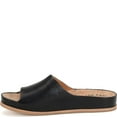 thumbnail image 2 of Kork-Ease Women's Tutsi Leather Slip-On Slide Sandal (Black, 6), 2 of 5
