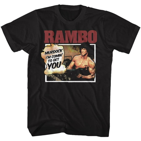 Rambo You Wont Believe Black Adult T-Shirt 6Xl