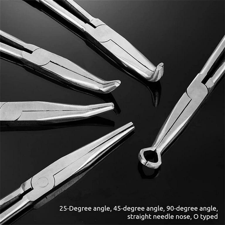5pcs 11 inchLong Needle Nose Pliers Set Long Reach Tool Pliers