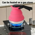 thumbnail image 5 of Silicone Kettle,Coffee Leak Proof Kettle 1500ml Leak Proof Kettle Silica Coffee Portable Kettle Outdoor Silica Silicone Kettle Creative Leak Proof, 5 of 5