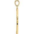 thumbnail image 2 of 14K Yellow Gold Beaded & Polished Cross Pendant (Width 20.25) (Length 33.24) - Jbsp, 2 of 5