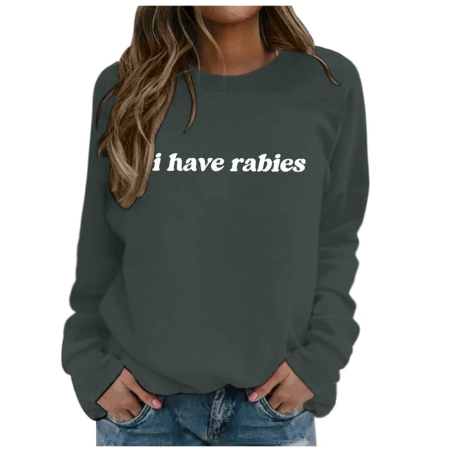 TINZ Femmes Quotidien Maison Extérieur Entraînement Manches Longues Col Rond T-Shirt Haut Chandail Imprimé Blouse de Rue Mode Urbaine Dames Shorts Ensembles Lingerie Légère Chandails Légers Femmes