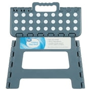 Great Value Plastic Folding One Step Stool with Carrying Handle