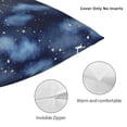 thumbnail image 3 of Pofeuu Starry Sky Print Double-sided plush pillowcase Square Throw Pillow Covers Pillows Cover for Living Room Bedroom Sofa Couch Cushion Cover（No pillow core）-12"x12", 3 of 7