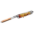 thumbnail image 4 of Cesta De Barbacoa Jaula De Barbacoa De Hierro Resistente Al Calor Práctico Soporte De Malla De Barbacoa Cesta De Brocheta Cesta De Parrilla Con Mango Largo De Madera Para Asar Barbacoa Al Aire Libre Cateissary HA027411-02, 4 of 6