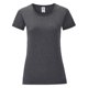 thumbnail image 1 of Fruit Of The Loom - Camiseta Icónica para mujer señora (Jaspeado Oscuro), 1 of 3