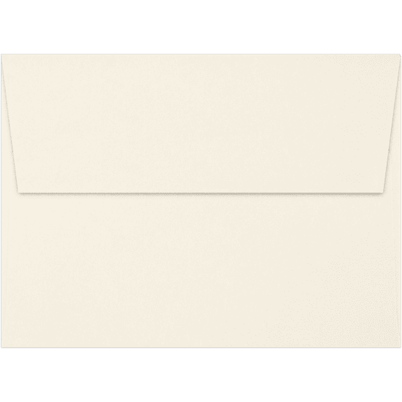 LUXPaper A7 Premium Wove Invitation Envelopes, 5 1/4 x 7 1/4, Natural White, 80lb. 50 Pack