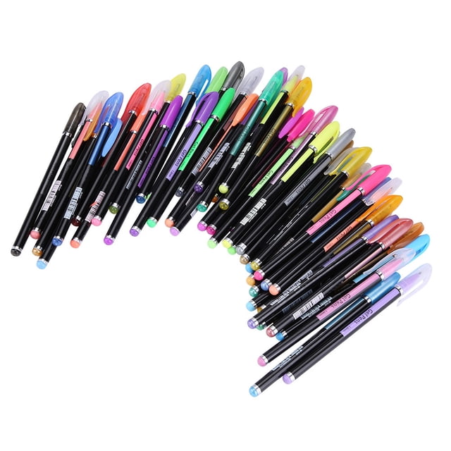 4 Types Gel Pens, Multi-Functional Colorful Gel Pen, 48pcs For School Stationery Home Kid