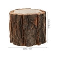 thumbnail image 2 of IFANLANDOR Flower Pot Wooden 3.5x3.5x3.1in, 2 of 8