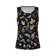 thumbnail image 4 of Xecao Butterfly1 print women's scoop neck, loose-fit workout tank tops for the gym., 4 of 9