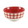 thumbnail image 4 of The Pioneer Woman Gingham Red Stoneware 12-Piece Dinnerware Set, 4 of 7