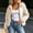 Beige, variant on Women's Hooded Zipper Jacket Long Sleeve Lightweight Sun Protection Ladies Casual Coat with Pockets Gray Size 2XL