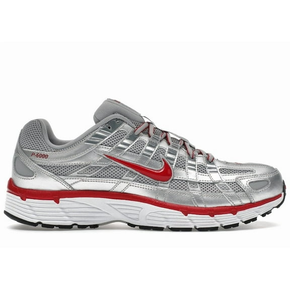 Nike Men's P-6000 Metallic Silver Gym Red Shoes, from StockX