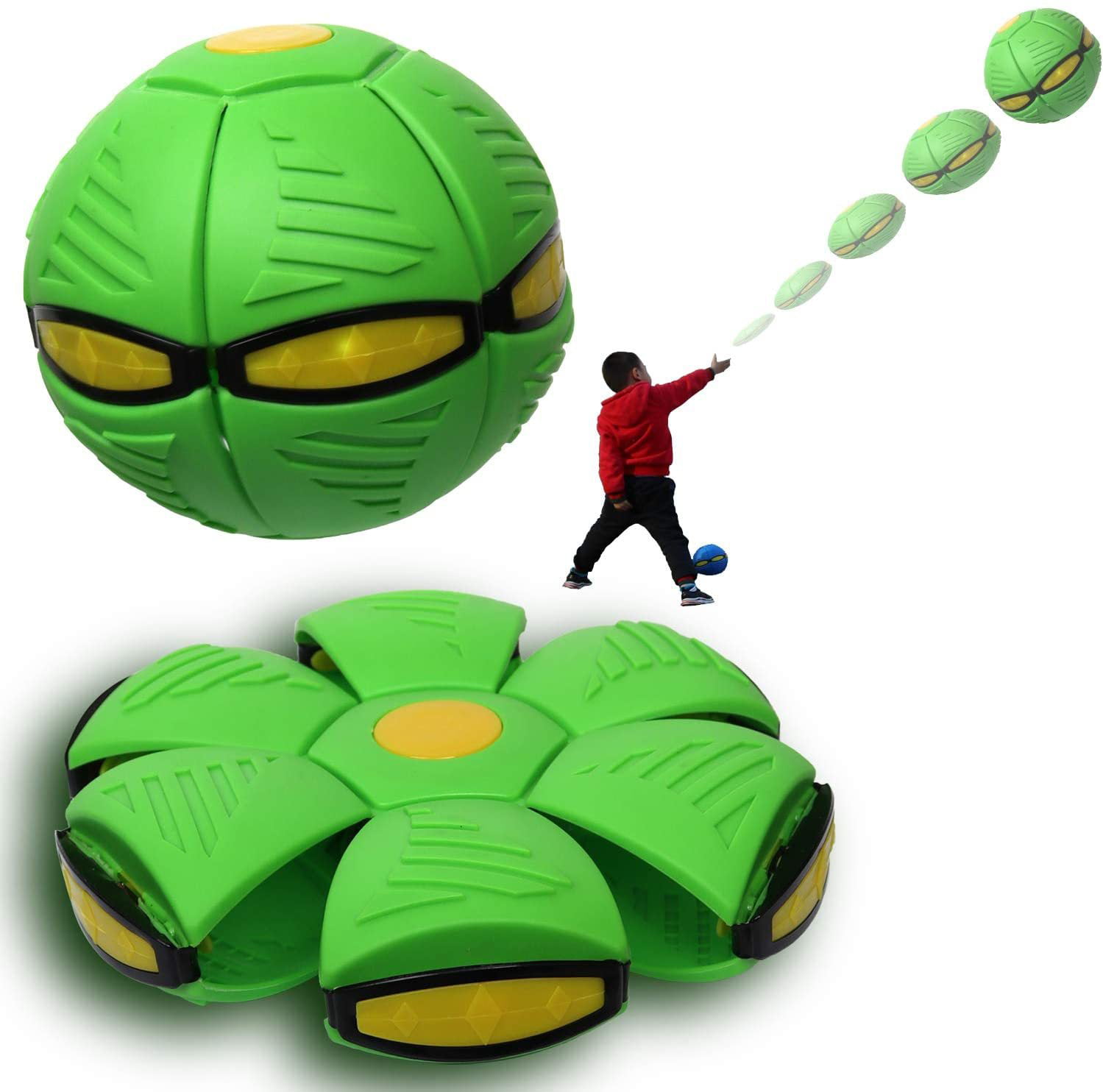 UFO Magic Ball/Deformed Flying Saucer Ball,Vent Ball Toy Magic UFO Ball with LED Light Flying Ball Vent Ball Venting Decompression Parent-Child Toy 