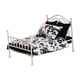 thumbnail image 4 of Cama de casa de muñecas a escala 1/12, accesorios para fotos de escena, modelo diminuto, juguete de simulación para niños, cama en miniatura, muebles Blanco, 4 of 8