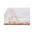 thumbnail image 6 of Unique Loom Noble Collection Area Rug - Elizabeth (2' 7" x 10' Runner Rose Rust/Beige), 6 of 7