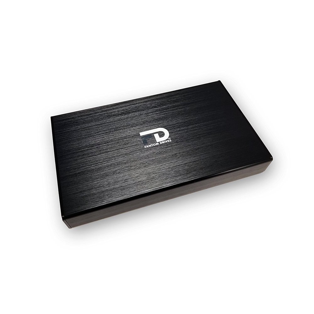 Fantom Drives 5TB PS4 External Hard Drive Cool and Quiet Alumnium USB
