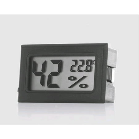 Mini Digital Thermometer Hygrometer Indoor Outdoor LCD Display Humidity Temperature Meter for Cars Incubators Brooders Climb Pet