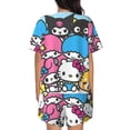 thumbnail image 3 of Lsque Sanrio Women's Short-Sleeved Pajama Set - 2 Piece Soft and Lightweight Sleepwear Set-4X-Large, 3 of 9