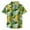 Green, variant on Gibobby Boys Button Up Shirts 3D Graphic Hawaiian Aloha Short Sleeve Dress Shirt Tops(Green,11-12 Years)