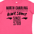 thumbnail image 4 of Inktastic North Carolina Awesome Since 1789 Boys or Girls Toddler T-Shirt, 4 of 5