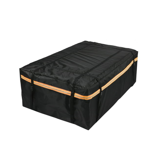 Lyrlody Porte-Bagages de Toit de Voiture avec Bande Réfléchissante de Nuit Cube de Rangement Universel pour Voyage Camping