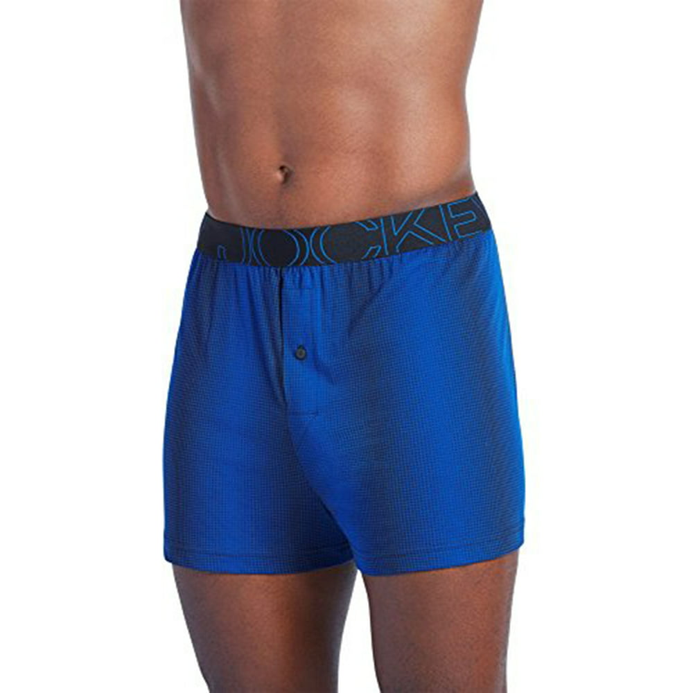 Jockey - Jockey Men's Underwear ActiveBlend Knit Boxer - Walmart.com ...
