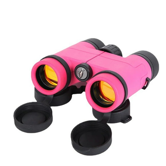 Kids Binoculars For Outdoor Exploration - 6X Magnification Plastic Toy Glasses - Lightweight Compact Design For Nature Watching Bird Watching Camping Adventures 11X10.5X3.5Cm