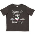 thumbnail image 3 of Inktastic Nana and Papa Love Me- Heart Grandchild Boys or Girls Toddler T-Shirt, 3 of 5