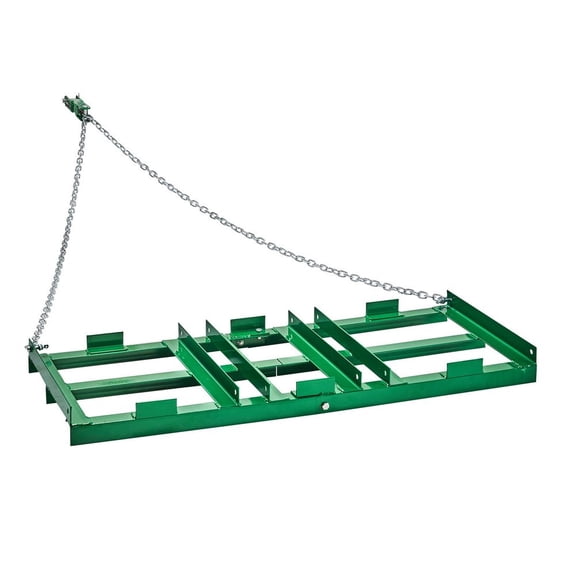 4FT Heavy Duty Drag Harrow W/ Adjustable Bars & 72" Chain