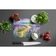 thumbnail image 3 of Lavender in Watercolor Glass Cutting Board Large 12 in x 15 in, 3 of 5