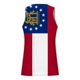 thumbnail image 4 of Njoeus Graphic Tees for Men Big & Tall American State Flag Tank Tops Fitness Muscle Tee Sleeveless Shirts for Men Summer Sports Gym Workout T-Shirts S-4XL (Georgia), 4 of 4