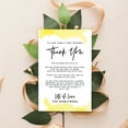 thumbnail image 4 of Koyal Wholesale Illuminating Yellow Watercolor Wedding Thank You Place Setting Cards for Table Reception, 56-Pack, 4 of 5