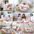 thumbnail image 5 of 3 Piece Spring Floral Duvet Cover Set Full Size,Microfiber Comforter/Quilt Cover with Corner Ties and 2 Pillowcases,Pastoral Summer Botanical Flowers Birds All Season Soft Bedding with Zipper Closure, 5 of 8