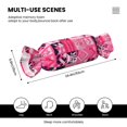 thumbnail image 2 of Candy Pillow With Pillow Core 24.6×9.8in Durable Cord Opening And Closing Design Waterproof And Easy To Install Hotpink Geometric Patterns_2, 2 of 8