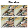 thumbnail image 4 of Nawypu  Oil Painting Tree Fitted Round Edged Table Cover, Colored Seasons Tree Rainbow Great for Indoor and Outdoor Dining and Playing Cards Use, 4 of 7