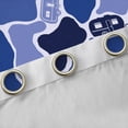 thumbnail image 4 of Castle Fairy Camo Camper Pattern Blackout Curtains Set of 2 (52x84 Each) for Boys, Camouflage Print Window Curtains for Bedroom, Blue Navy, 4 of 6