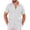 White, variant on SHTXOZHI Men's Cuban Guayabera Shirt Short Sleeve Button Down Plus Size Shirts Wedding Summer Beach Tops