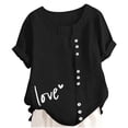 thumbnail image 3 of Vêtements Garçon T-Shirt Graphique à Col Rond Fille Tenues d'Été Filles T-Shirts 13-14 Ans, 3 of 3