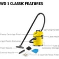 thumbnail image 4 of Kärcher WD 1 Classic Multi-Purpose 4 Gallon Wet-Dry Shop Vacuum Cleaner, 4 of 7