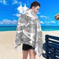 thumbnail image 4 of GZHJMY Cute Cats Beach Towel - Lightweight Compact Oversized Travel Towels - Super Absorbent Quick Dry Towel for Swimming Camping Holiday（578）, 4 of 7