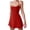 c01Red, variant on Hduncf Women's Fashion Summer Casual Tennis Workout Spaghetti Strap Backless Mini Dress with Shorts Blue M