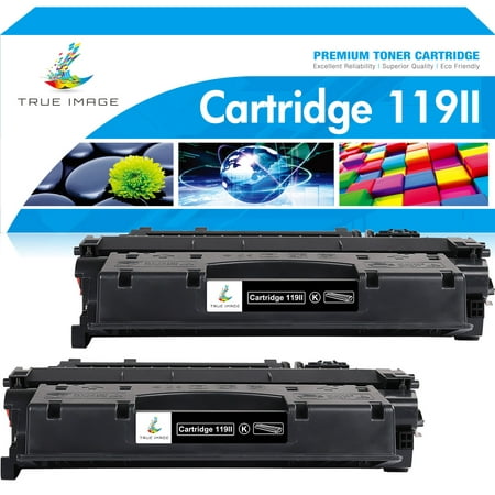 True Image 2-Pack Compatible Toner Cartridge for Canon 119II Work with ImageCLASS MF6160DW MF414DW MF416DW MF5850DN MF5880DN MF5950DN LBP253DW LBP6300DN Printer (Black)