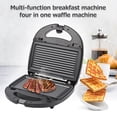 thumbnail image 4 of Amdohai Breakfast Maker US Standard 110V Household Stainless Steel Sandwich Multifunctional Waffle Heating Electric Baking Pan Steak Panini Bread Maker, 4 of 8