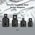 thumbnail image 2 of Juego de adaptadores de dados de acero al cromo vanadio de 4 piezas para conversión de destornillador de impacto a llave, 2 of 8